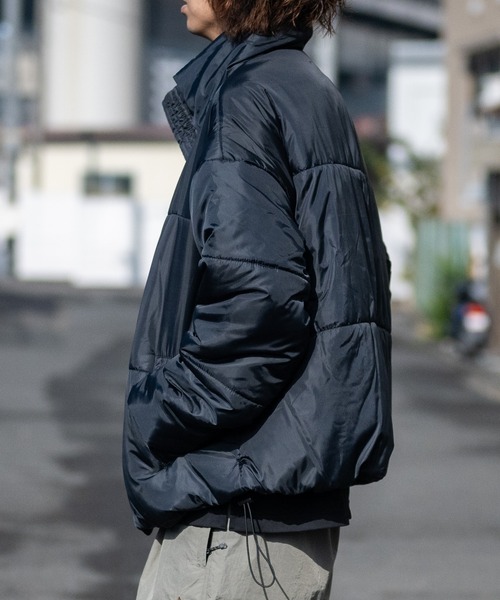 JOHN'S CLOSET（ジョンズクローゼット）の「【40I】エコダウン スタンド ショートジャケット（ダウンジャケット/コート・メンズ・カーキ/ネイビー/ブラック・LARGE/MEDIUM）」の5枚目の写真