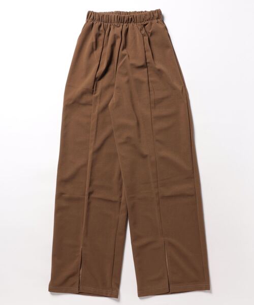 B.I.D.(ビーアイディー)の「センタースリットパンツ(その他パンツ・レディース・ブラウン/ピンク/ブルー・LARGE)」の1枚目の写真