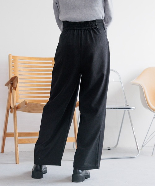 LEPSIM（レプシィム）の「ジップワイドパンツ　987523（その他パンツ・レディース・アイボリー/ブラック・MEDIUM/LARGE）」の11枚目の写真