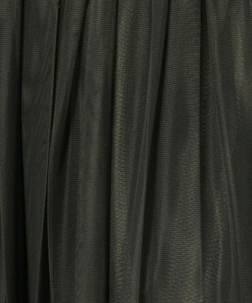 BEAUTY&YOUTH UNITED ARROWS（ビューティーアンドユースユナイテッドアローズ）の「BY チュールプリーツフレアスカート ◆：（スカート・レディース・ブラック/ダークグリーン・フリー）」の10枚目の写真