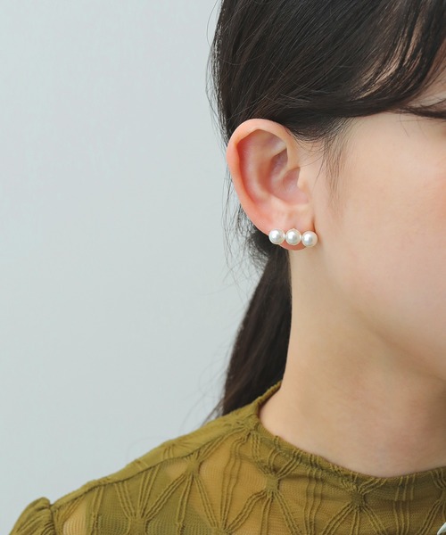 NEW★GIVENCH★パール/スタッドピアス K10バロックパール スタッドピアス（2001477439