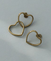 Cepica | 【LIMITED NUMBER / リミテッドナンバー】アシメトリーハートピアス(ピアス(両耳用))