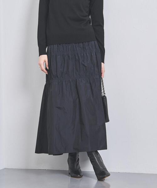 UNITED ARROWS シルクタフタ スカート UNITED ARROWS LTD. OUTLET｜<ASTRAET>ポリエステルシルク