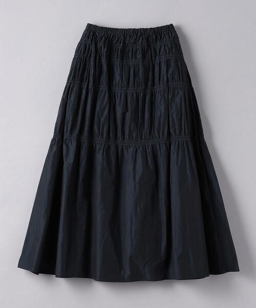楽天市場】【SALE／70%OFF】タフタ シャーリング ロングフレア