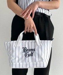 トートバッグ BEAMS GOLF / ピンストライプ カートバッグ メンズ