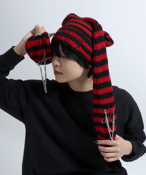 シュガー/土日祝 発送‪✕‬様専用 すのチル うさ耳ニット帽子 Snow Man