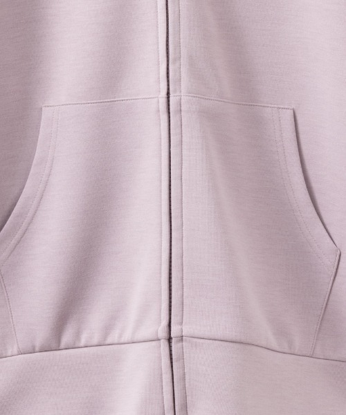 NAVY（ネイビー）の「NAVY きれい見えダンボールジップパーカー（パーカー・レディース・ブラック/ピンク/アイボリー/ライトベージュ・M/L/S/XL）」の19枚目の写真