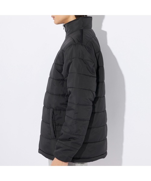 FILA(フィラ)の「FILA フィラ ブランド ロゴ 軽量 厚手 中綿 スタンドジャケット ジャンパー(ブルゾン・メンズ・パープル/ネイビー/ブラック/カーキ・M/L/LL)」の9枚目の写真