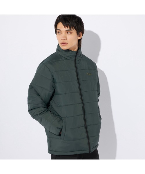 FILA(フィラ)の「FILA フィラ ブランド ロゴ 軽量 厚手 中綿 スタンドジャケット ジャンパー(ブルゾン・メンズ・パープル/ネイビー/ブラック/カーキ・M/L/LL)」の14枚目の写真