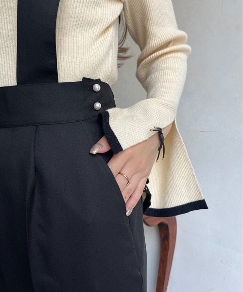 prose verse（プロズヴェール）の「スカラップサスペンダーパンツ（サロペット/オーバーオール・レディース・ブラック・MEDIUM/LARGE）」の16枚目の写真