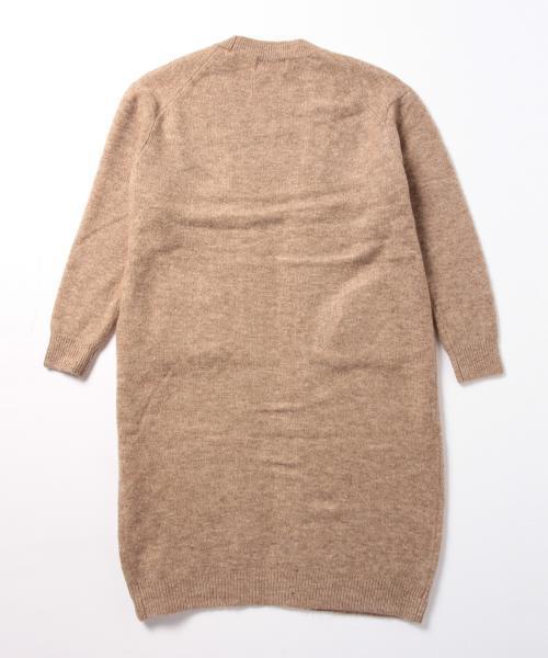 Ray BEAMS(レイビームス)の「■Ray BEAMS / ロング ガウン コーディガン(カーディガン/ボレロ・レディース・ダークブラウン/ライトブルー/ベージュ・ONE SIZE)」の9枚目の写真