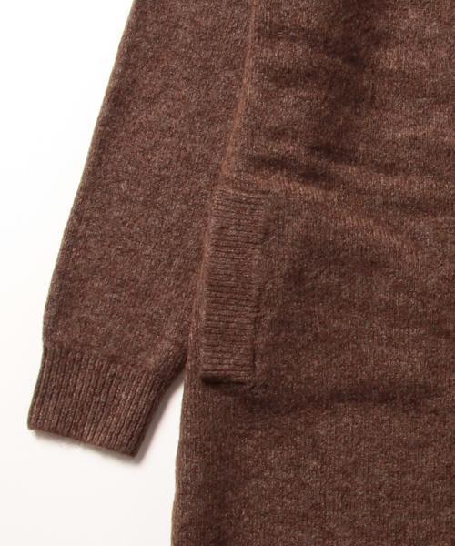 Ray BEAMS(レイビームス)の「■Ray BEAMS / ロング ガウン コーディガン(カーディガン/ボレロ・レディース・ダークブラウン/ライトブルー/ベージュ・ONE SIZE)」の11枚目の写真