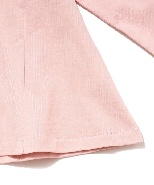 SHOO・LA・RUE（シューラルー）の「◆【110-140cm】GIRLフレアモチーフロンT（Tシャツ/カットソー・キッズ・グリーン系/ベビーピンク/ライトパープル/サックスブルー・11/12/13/14）」の9枚目の写真