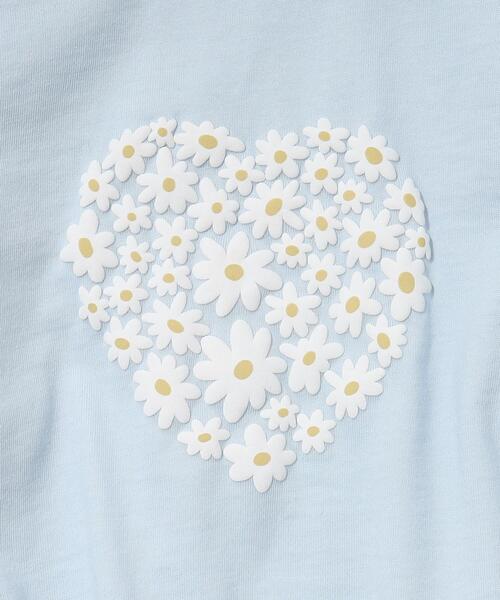 SHOO・LA・RUE（シューラルー）の「◆【110-140cm】GIRLフレアモチーフロンT（Tシャツ/カットソー・キッズ・グリーン系/ベビーピンク/ライトパープル/サックスブルー・11/12/13/14）」の11枚目の写真