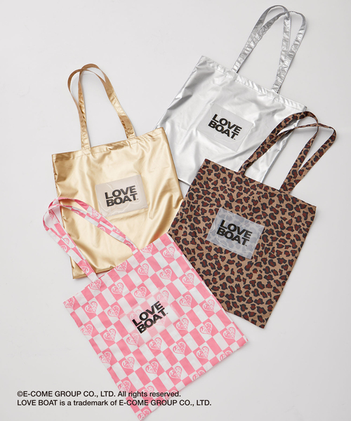 VIS（ビス）の「【LOVE BOAT VIS別注】ロゴトートバッグ【A4対応】（トートバッグ・レディース・シルバー/ピンク系その他2/ブラウン/ゴールド・FREE）」の13枚目の写真
