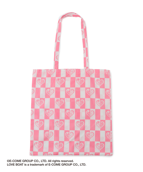 VIS（ビス）の「【LOVE BOAT VIS別注】ロゴトートバッグ【A4対応】（トートバッグ・レディース・シルバー/ピンク系その他2/ブラウン/ゴールド・FREE）」の6枚目の写真