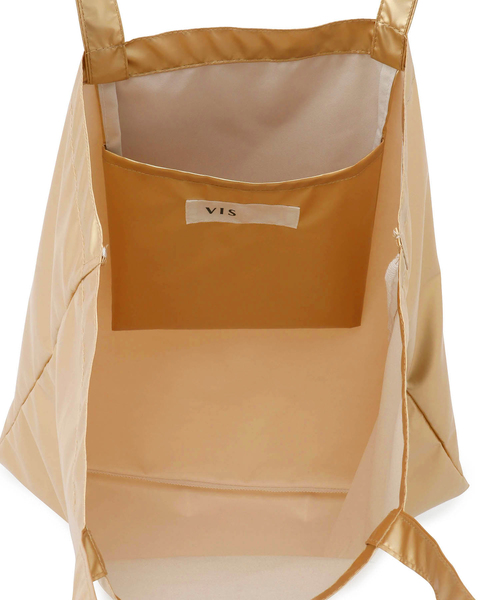 VIS（ビス）の「【LOVE BOAT VIS別注】ロゴトートバッグ【A4対応】（トートバッグ・レディース・シルバー/ピンク系その他2/ブラウン/ゴールド・FREE）」の14枚目の写真