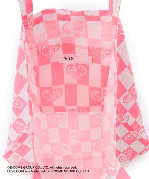 VIS（ビス）の「【LOVE BOAT VIS別注】ロゴトートバッグ【A4対応】（トートバッグ・レディース・シルバー/ピンク系その他2/ブラウン/ゴールド・FREE）」の15枚目の写真