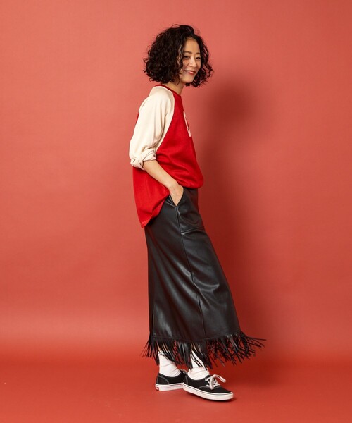 Freada（フリーダ）の「Freada/フリーダ フェイクレザーフリンジ