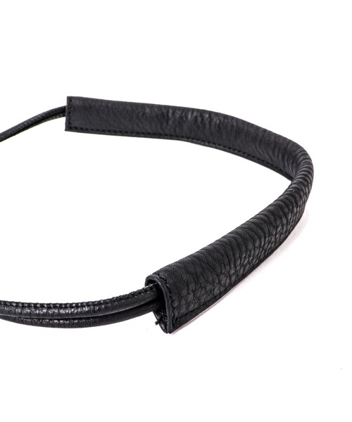 waku（ワク）の「【waku/ワク】レザー巾着ミニショルダーバッグ (WK-0030)（ショルダーバッグ・メンズ・ブラック・FREE）」の11枚目の写真