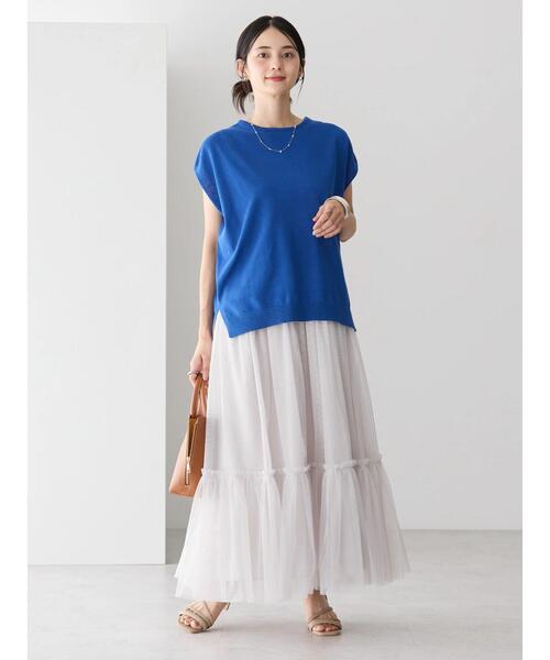 AMERICAN HOLIC（アメリカンホリック）の「ティアードチュールスカート（スカート・レディース・ライトグレー/ブラック・L/M）」の22枚目の写真