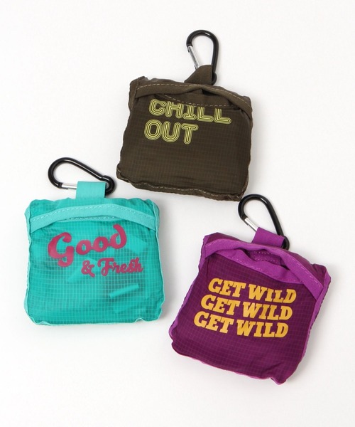 BAYFLOW（ベイフロー）の「TYPOポケッタブルトート（エコバッグ/サブバッグ・レディース・カーキ/グレー/グリーン/オレンジ/パープル・0）」の18枚目の写真