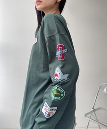 AS KNOW AS plus（アズノゥアズプラス）の「◎アソートワッペンロンT【UNISEX ITEM】（Tシャツ/カットソー）」