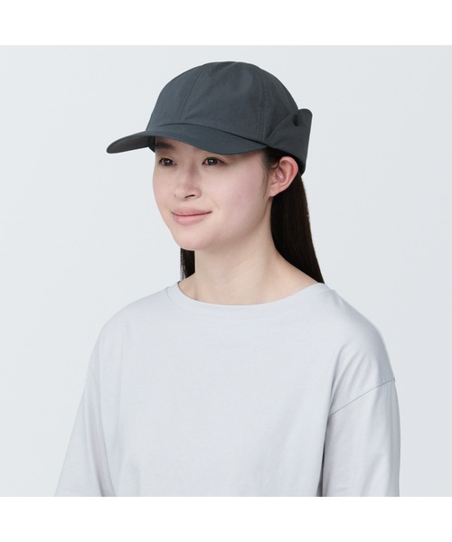 無印良品（ムジルシリョウヒン）の「ＵＶカット　日陰を持ち歩く　キャップ（キャップ・レディース・ベージュ系1・56.5-59cm）」の3枚目の写真