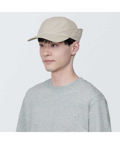 無印良品（ムジルシリョウヒン）の「ＵＶカット　日陰を持ち歩く　キャップ（キャップ・レディース・ベージュ系1・56.5-59cm）」の16枚目の写真