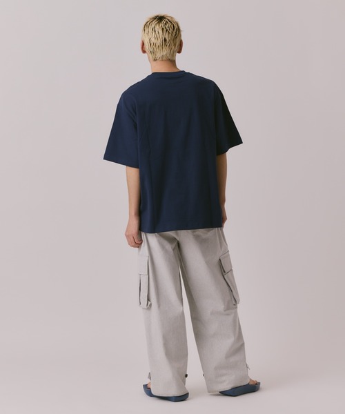 codegraphy☆Overfit Striped Collar Short Sleeve T-Shirt codegraphy – YZ