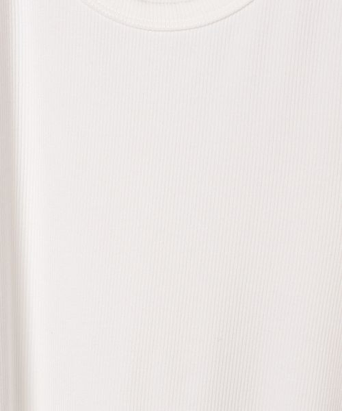 JEANASIS(ジーナシス)の「スムーステレコUネックLS 2/115480(Tシャツ/カットソー・レディース・ブラック系その他/ホワイト/ブラック・FREE)」の15枚目の写真