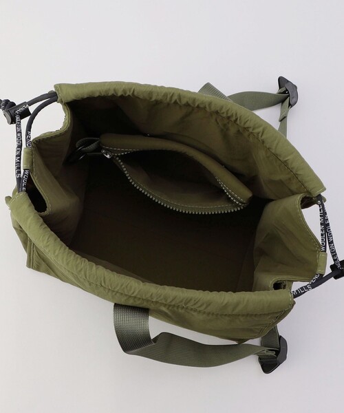 PENDLETON（ペンドルトン）の「【WEB限定】稲葉真理恵さんコラボ  PENDLETON ペンドルトン DRAW 2WAY BAG Design produced by MARIE INABA 巾着 ワンハンドル 2way バッグ（ショルダーバッグ・レディース・ブラック/オフホワイト/オリーブ・FREE）」の22枚目の写真