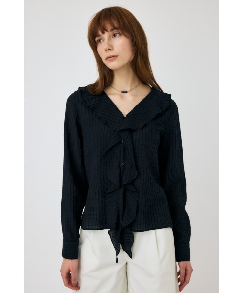moussy - 新品 moussy マウジー COTTON FLORAL フリルブラウス 1682204860.jpg?1663918133