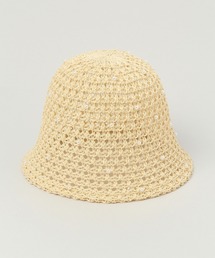 Casselini | 【WOMENS】Casselini/ドットビーズ パール透かし編みバケットハット(ハット)