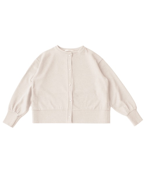 NIMES（ニーム）の「パールボタンカーディガン（カーディガン/ボレロ・レディース・ベージュ/ネイビー/グレー・FREE）」の3枚目の写真