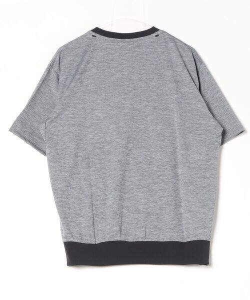 canterbury（カンタベリー）の「カンタベリー canterbury R+ WORKOUT BIG TEE_アールプラスワークアウトビッグティー（Tシャツ/カットソー・メンズ・ブラック/グレー・M/LL/L）」の3枚目の写真