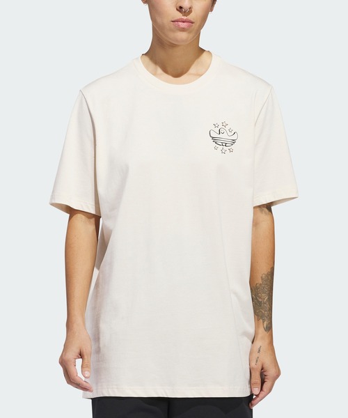 【関税・送料込み】adidas シュムーフォイル ステアーズ Tシャツ セール】シュムーフォイル オールスター 半袖Tシャツ