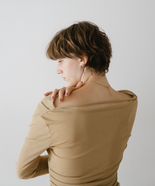 セール】ドレープシアーカットソー（Tシャツ/カットソー）｜DRWCYS