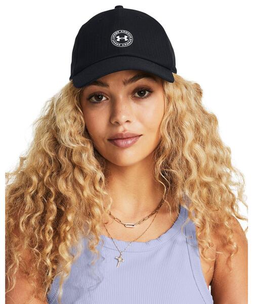 UNDER ARMOUR（アンダーアーマー）の「UAアイソチル アーマーベント アジャスタブル キャップ（トレーニング/レディース）（キャップ・レディース・ブラック・ONESIZE）」の3枚目の写真