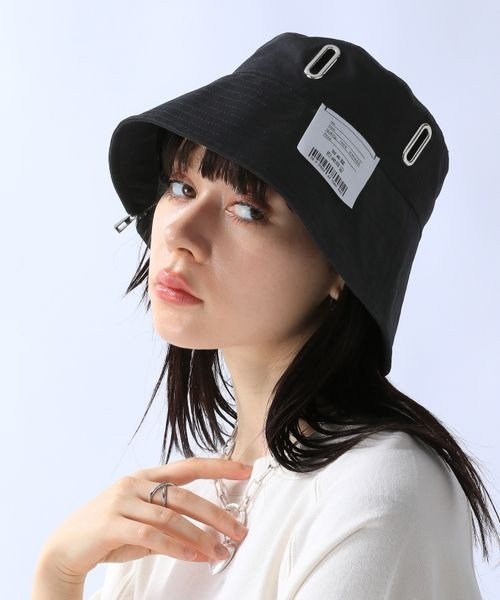 JEANASIS（ジーナシス）の「ZIPデザインHAT/118060（ハット・レディース・オフホワイト/ブラック・FREE）」の22枚目の写真