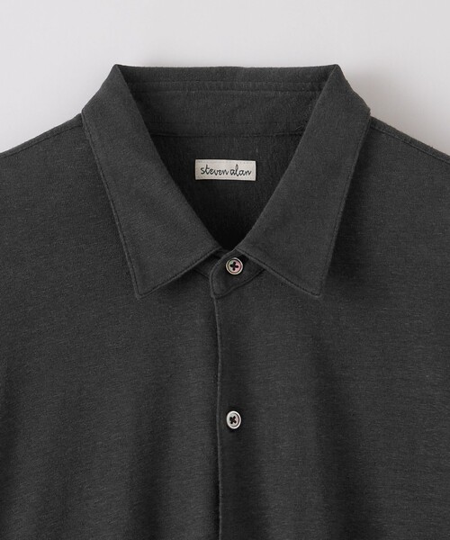 【新品・タグ付き】　steven alan リネン ショートスリーブ シャツ Steven Alan（スティーブンアラン）の「＜Steven Alan＞ リネン