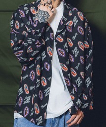 SUBCIETY サブサエティー フラワーパターンシャツ オープンカラーシャツ Subciety｜サブサエティのシャツ/ブラウス（オープンカラー