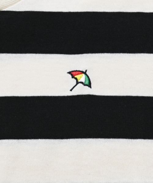 Arnold Palmer（アーノルドパーマー）の「ボーダー カットソー ワンピース（ワンピース・キッズ・ブラック/ベージュ・145cm/135cm/125cm/115cm/105cm/95cm）」の4枚目の写真