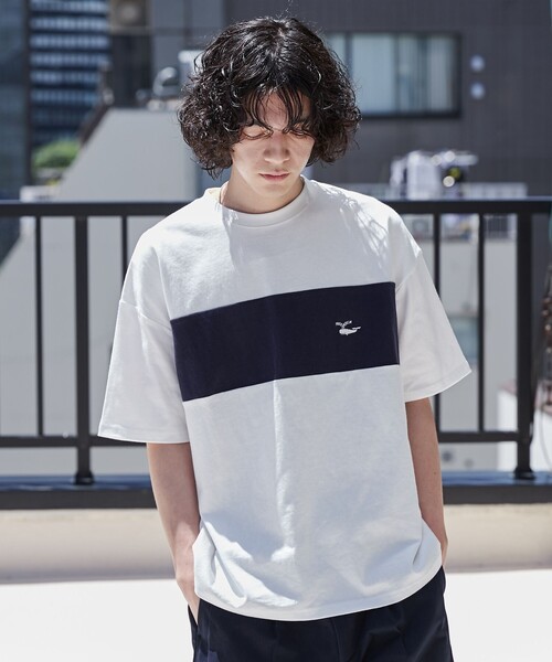 coen（コーエン）の「FreeSpeech（フリースピーチ）別注カラーブロックTシャツ（Tシャツ/カットソー・メンズ・ブラック/ホワイト/ネイビー・M/L/XL）」の20枚目の写真