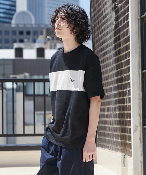 coen（コーエン）の「FreeSpeech（フリースピーチ）別注カラーブロックTシャツ（Tシャツ/カットソー・メンズ・ブラック/ホワイト/ネイビー・M/L/XL）」の15枚目の写真