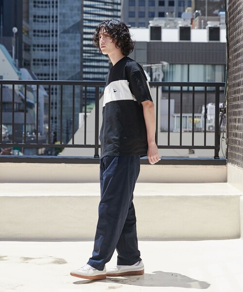 coen（コーエン）の「FreeSpeech（フリースピーチ）別注カラーブロックTシャツ（Tシャツ/カットソー・メンズ・ブラック/ホワイト/ネイビー・M/L/XL）」の18枚目の写真