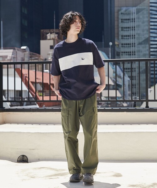 coen（コーエン）の「FreeSpeech（フリースピーチ）別注カラーブロックTシャツ（Tシャツ/カットソー・メンズ・ブラック/ホワイト/ネイビー・M/L/XL）」の11枚目の写真