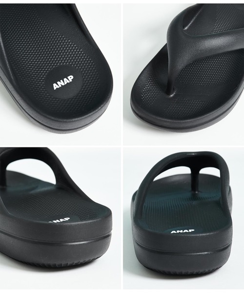 ANAP(アナップ)の「リカバリーサンダル(サンダル・レディース・ベージュ/ブラック・FREE)」の15枚目の写真