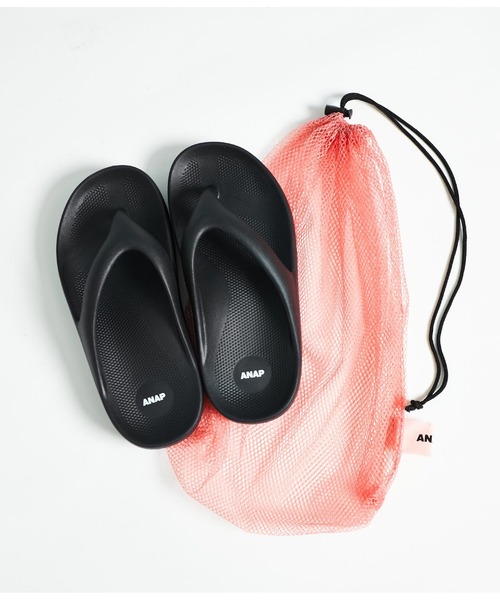 ANAP(アナップ)の「リカバリーサンダル(サンダル・レディース・ベージュ/ブラック・FREE)」の20枚目の写真