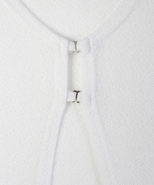 led.tokyo（レッドトウキョウ）の「【led.tokyo】ショートフィットカーディガン（カーディガン/ボレロ・レディース・ホワイト/ブラック・FREE）」の6枚目の写真